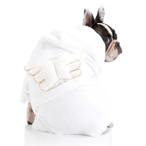 NWT Moshiqa Angel Wing Dog Bathrobe sizes XS, S, and M